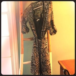 Trina Turk Dress Size 4 Zebra Print